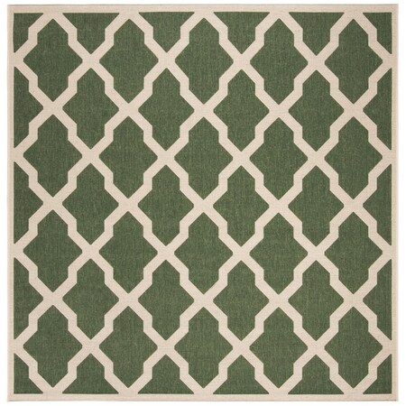 Safavieh Linden 100 6 ft. x 7 in. Square Area Rug - Green & Creme LND122Y-6SQ